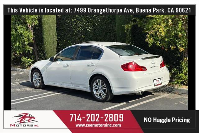 2012 INFINITI G37 Journey