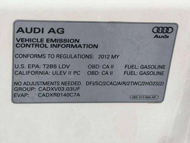 2012 Audi A6 3.0 Premium