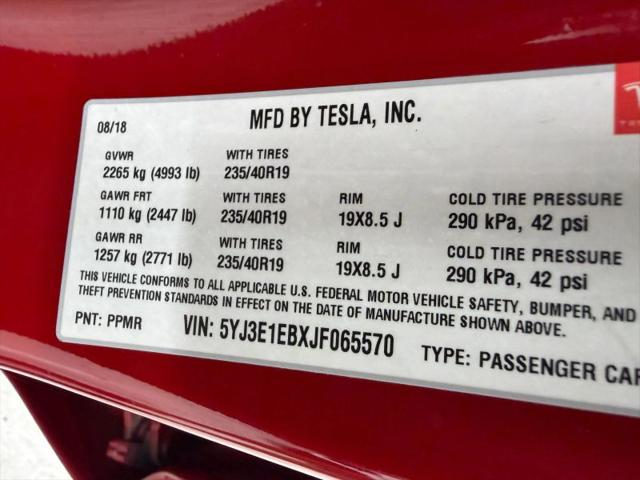 2018 Tesla Model 3 Long Range