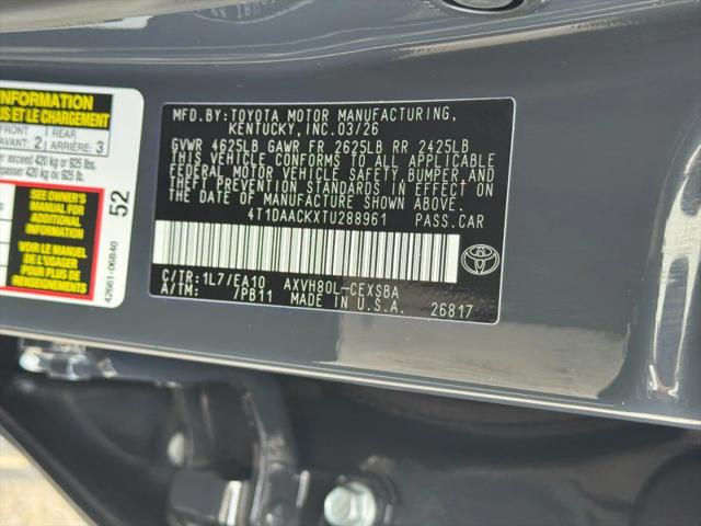 2026 Toyota Camry SE