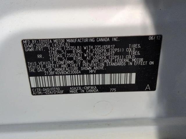 2012 Toyota RAV4 Base