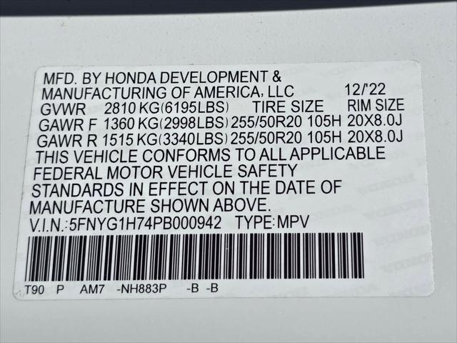 2023 Honda Pilot AWD Touring