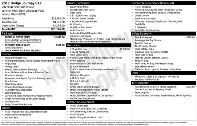 2017 Dodge Journey SXT