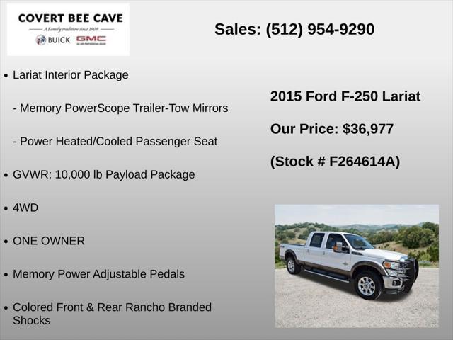 2015 Ford F-250 Lariat