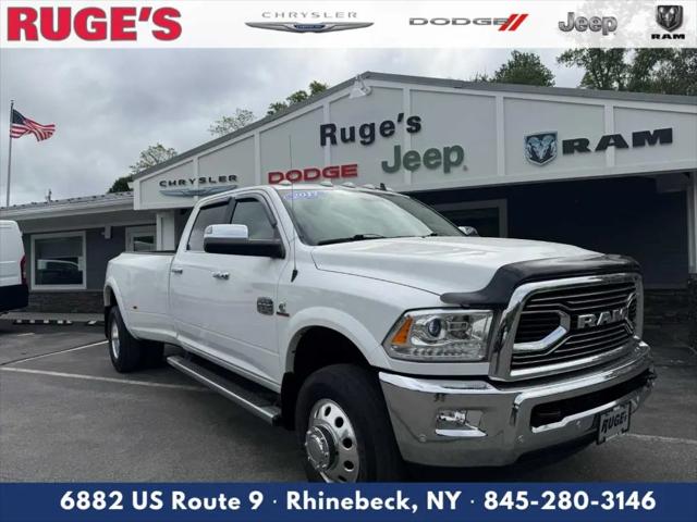 2017 Ram 3500 Laramie Longhorn Crew Cab 4x4 8' Box for sale in Rhinebeck, NY