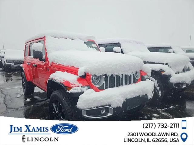 2025 Jeep Wrangler 4xe Sahara 4xe for sale in Lincoln, IL