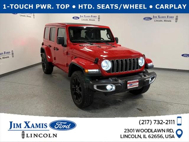 2025 Jeep Wrangler 4xe Sahara 4xe for sale in Lincoln, IL