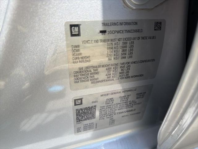 2021 Chevrolet Silverado 1500 2WD Crew Cab Short Bed LT