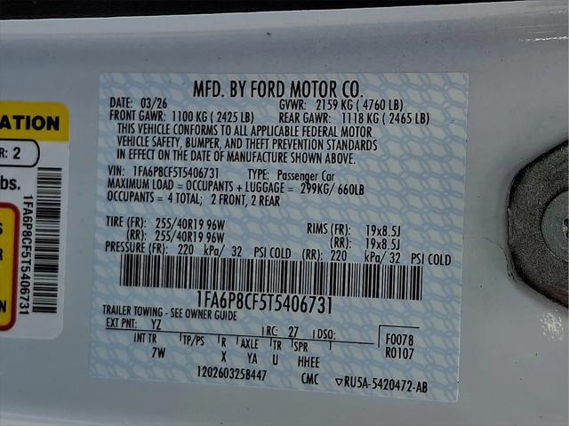 2026 Ford Mustang GT Premium Fastback