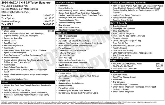 2024 Mazda CX-5 2.5 Turbo Signature