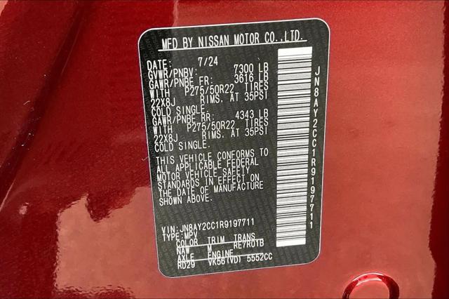 2024 Nissan Armada Platinum 2WD