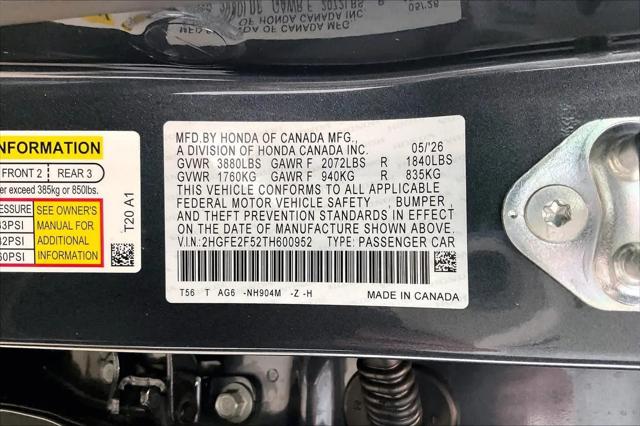 2026 Honda Civic Sport