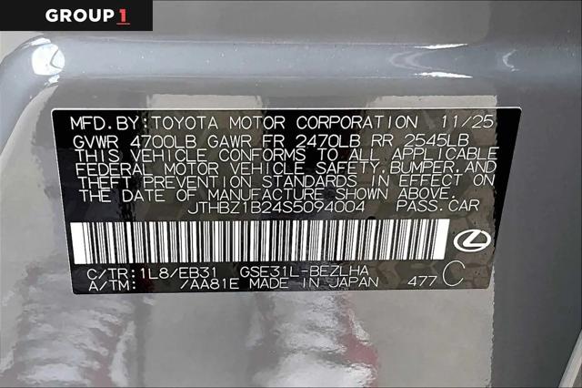 2025 Lexus IS 350 F SPORT Design