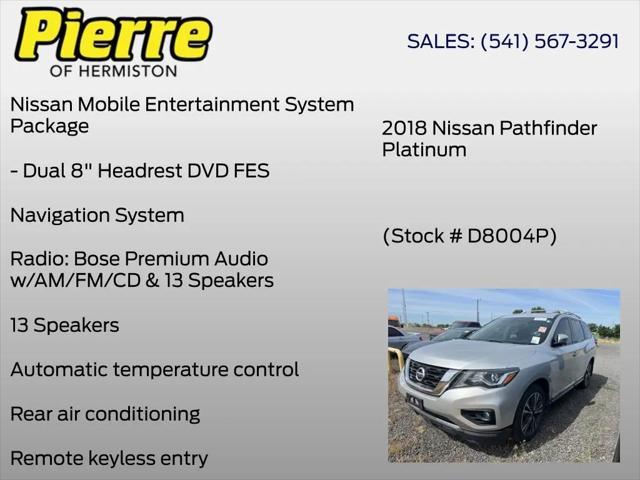2018 Nissan Pathfinder Platinum