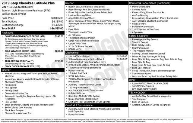 2019 Jeep Cherokee Latitude Plus 4x4