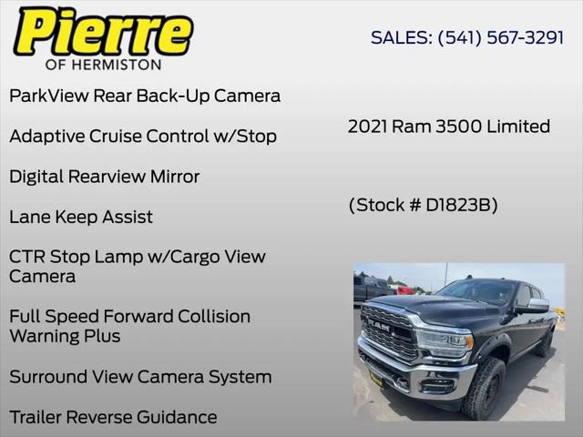 2021 Ram 3500 Limited Mega Cab 4x4 6'4" Box