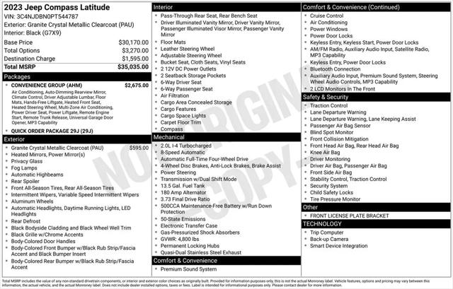2023 Jeep Compass Latitude 4x4