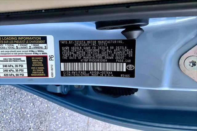 2012 Toyota Camry SE