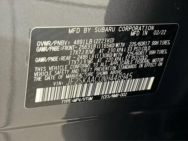 2022 Subaru Forester Base