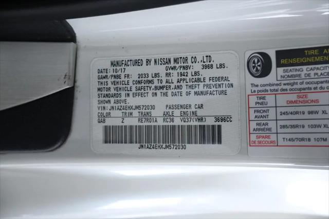 2018 Nissan 370Z NISMO Tech