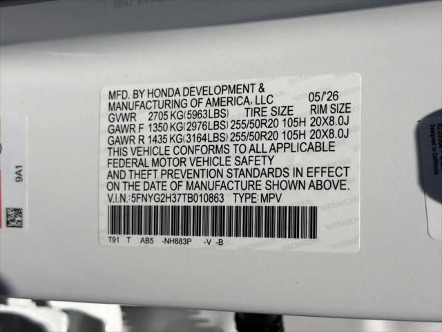 2026 Honda Pilot Sport