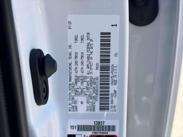 2025 Toyota Tundra SR