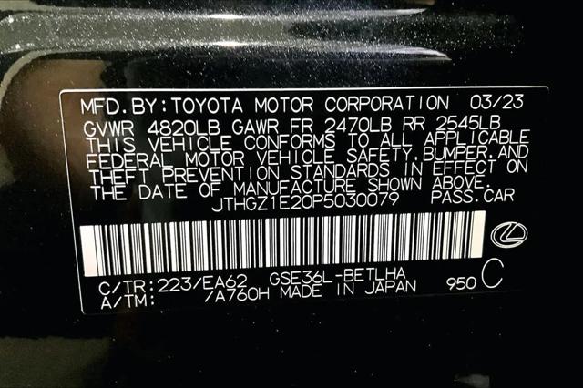 2023 Lexus IS 350 F SPORT