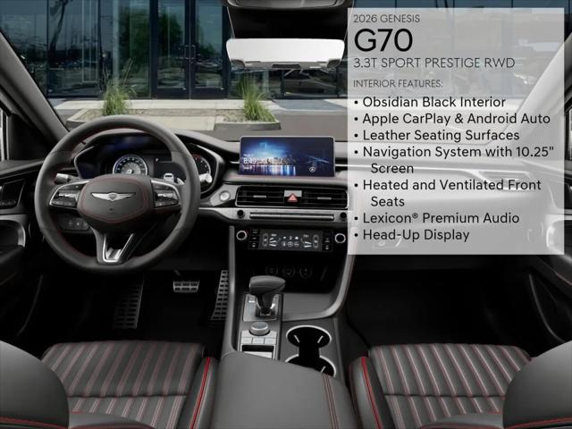 2026 Genesis G70 3.3T RWD Sport Prestige