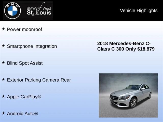 2018 Mercedes-Benz C-CLASS C 300 4MATIC