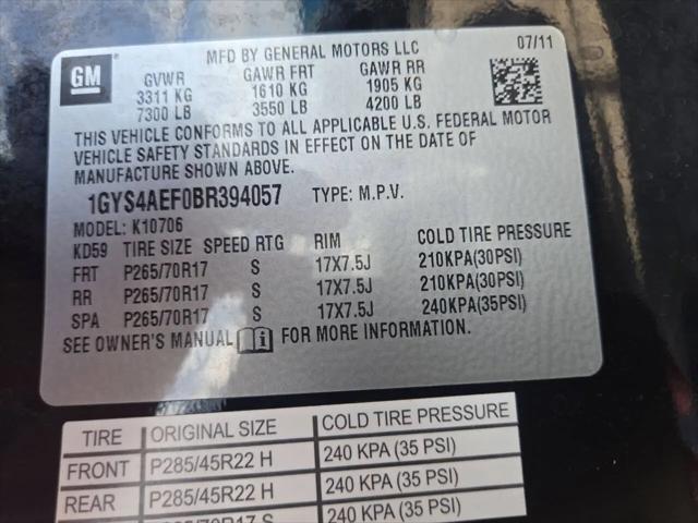 2011 Cadillac Escalade Standard