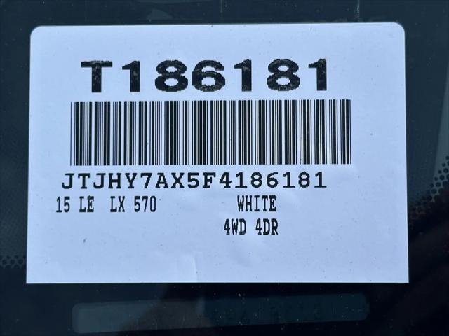 2015 Lexus LX 570 LX 570