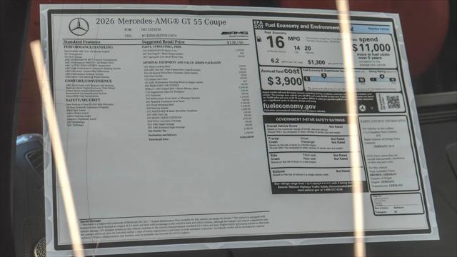 2026 Mercedes-Benz AMG GT 55 AMG GT 55
