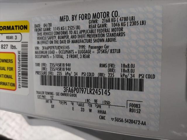 2020 Ford Fusion SE