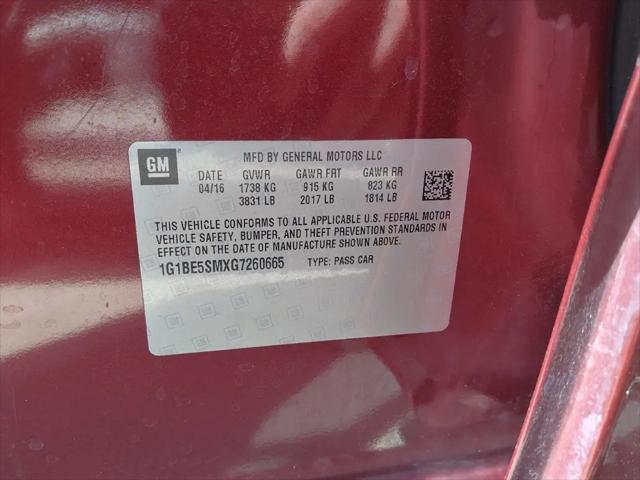 2016 Chevrolet Cruze LT Auto