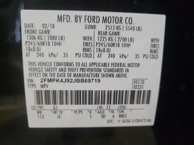 2018 Ford Edge SEL