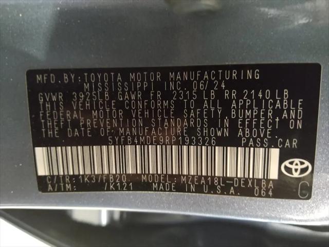 2024 Toyota Corolla LE
