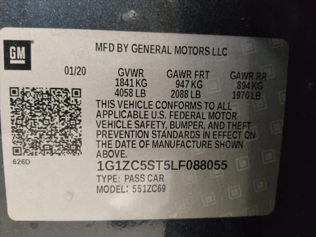 2020 Chevrolet Malibu FWD 1FL