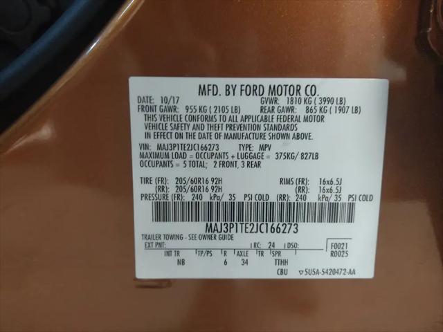 2018 Ford EcoSport SE
