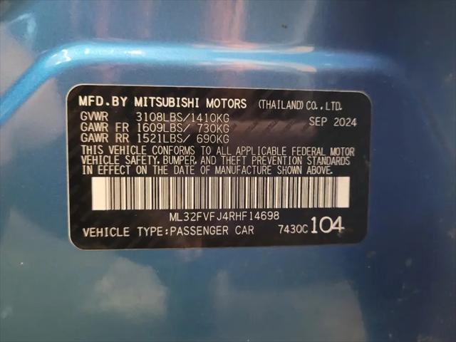 2024 Mitsubishi Mirage G4 SE