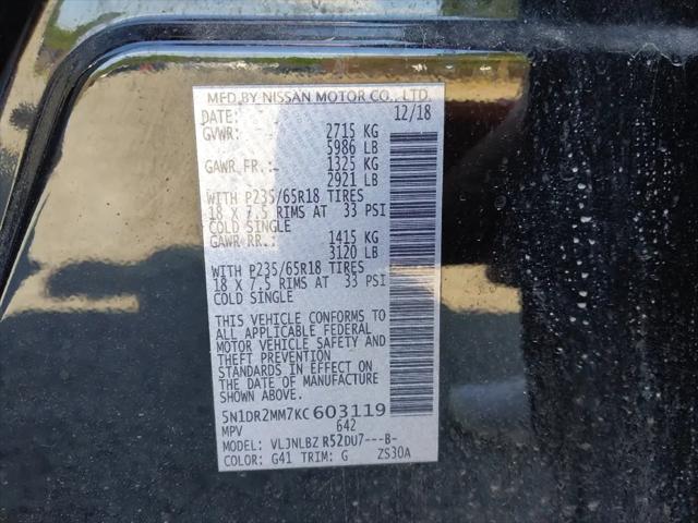 2019 Nissan Pathfinder S