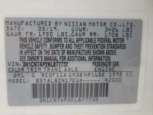 2019 Nissan Versa 1.6 SV
