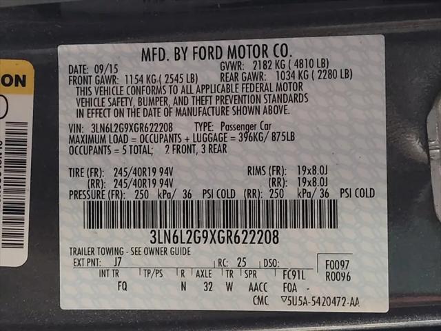 2016 Lincoln MKZ FWD