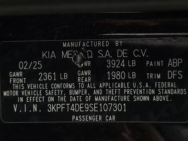 2025 Kia K4 LXS