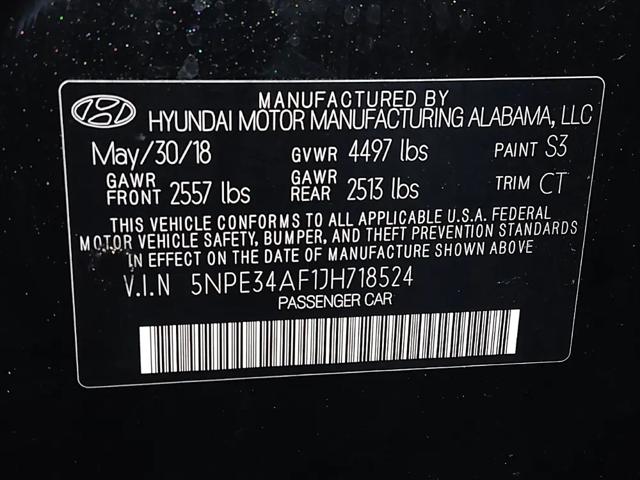 2018 Hyundai Sonata Sport+