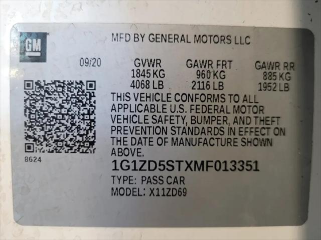 2021 Chevrolet Malibu FWD LT