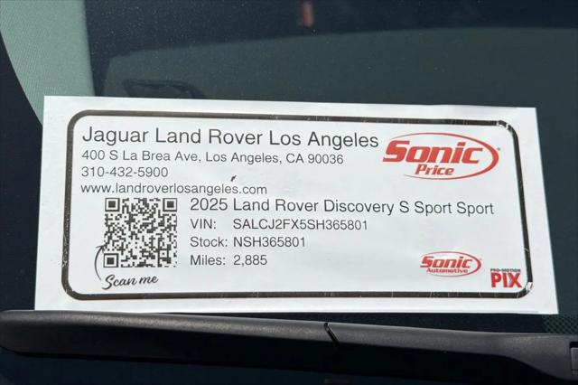 2025 Land Rover Discovery Sport S