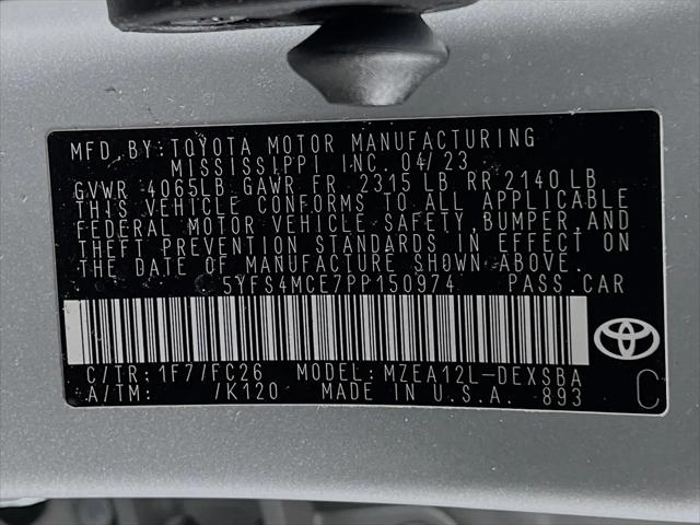 2023 Toyota Corolla SE
