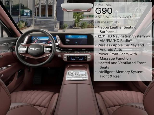 2026 Genesis G90 3.5T E-SC MHEV AWD