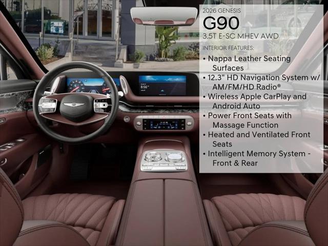 2026 Genesis G90 3.5T E-SC MHEV AWD