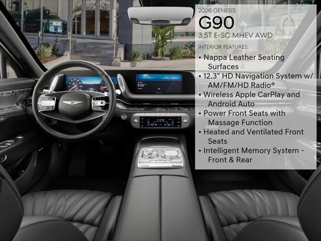 2026 Genesis G90 3.5T E-SC MHEV AWD